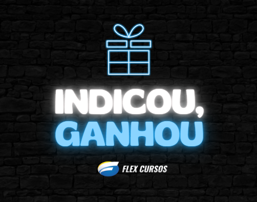 Indicou Ganhou Logo2 Flex Cursos
